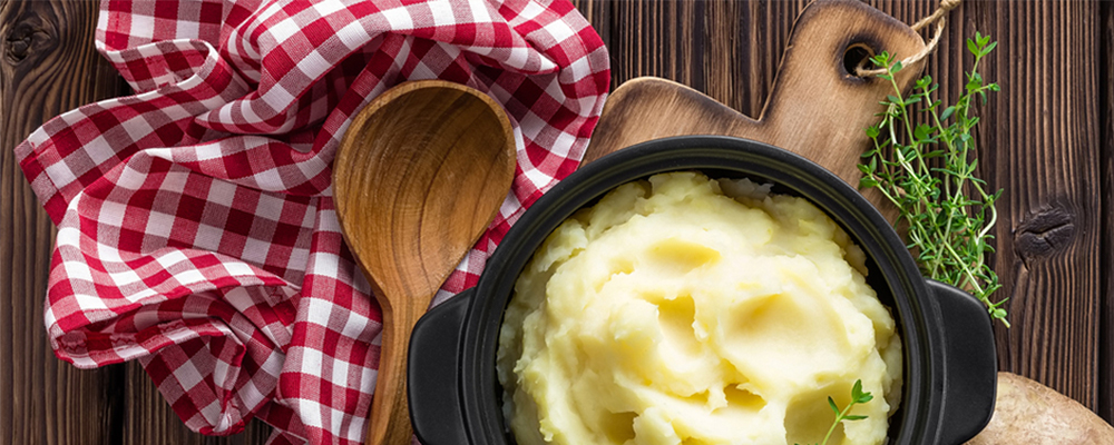 OXO - What's your trick for making fluffy mashed potatoes? We use